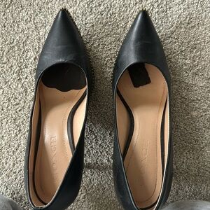 Coach black pumps with Gold detail. Sz 8B or 38.5. Worn a couple of times.